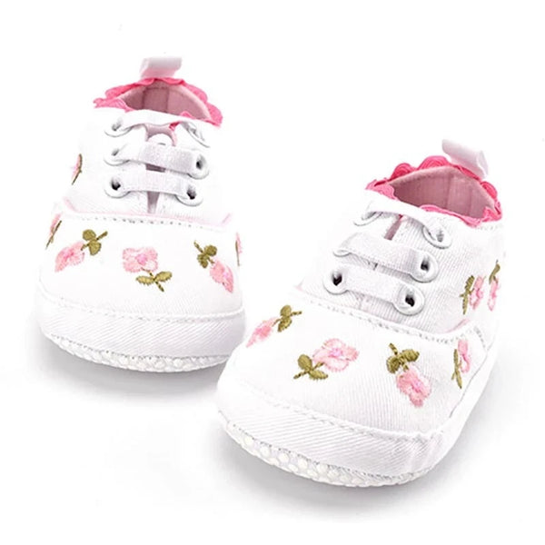 Baby Embroidered Soft Walker Shoes