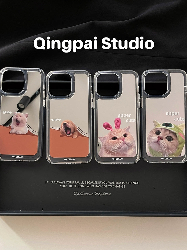 Light Pi Ins Puppy Cat Space Shell Full Cover Apple