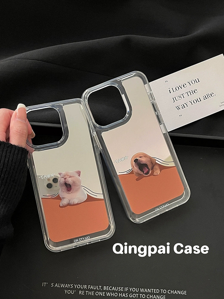 Light Pi Ins Puppy Cat Space Shell Full Cover Apple