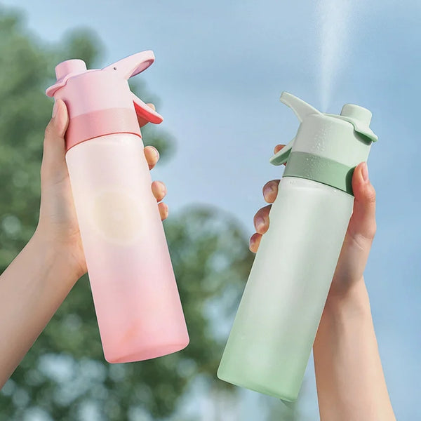 Summer 700ml Spray Water Bottle