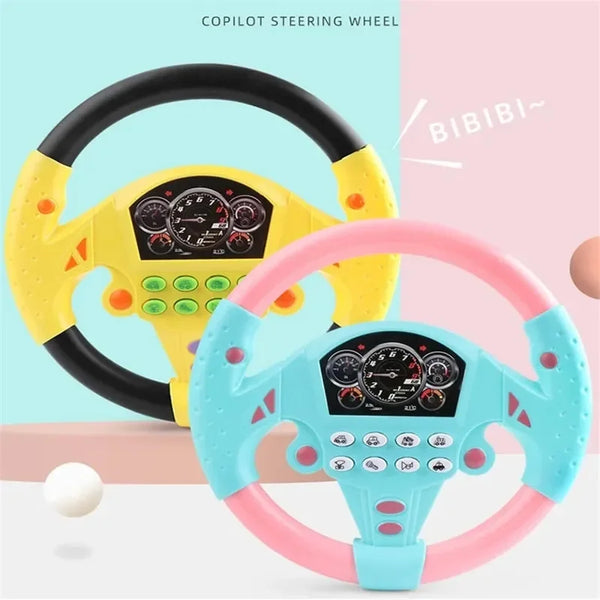 Children Eletric Simulation Steering Wheel