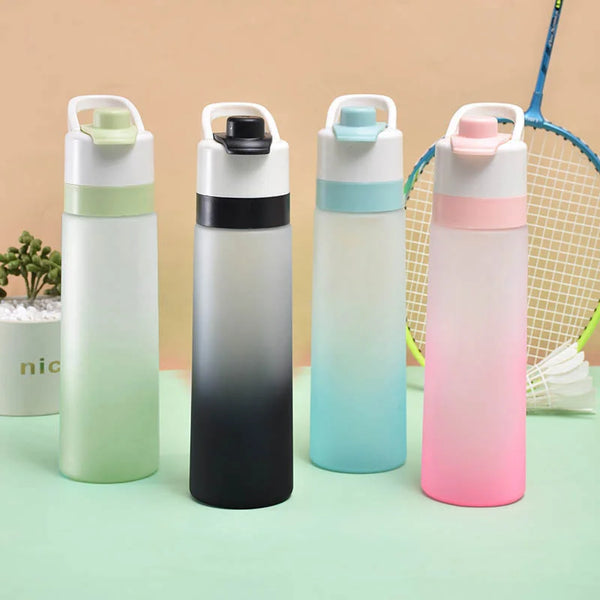 Summer 700ml Spray Water Bottle