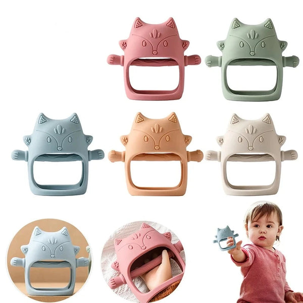 Baby Silicone Teether Gloves