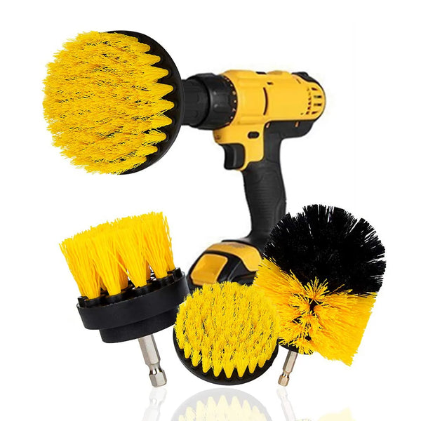 Car Electric Scrubber Drill Brush Kit