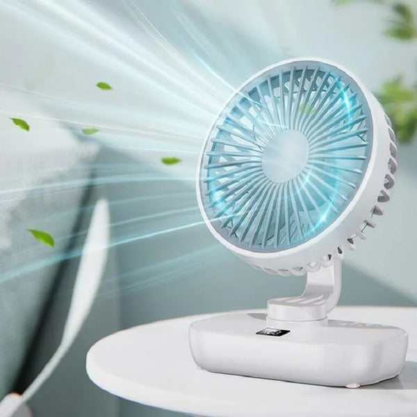 Auto-swing 5 Gears USB Desk Fan