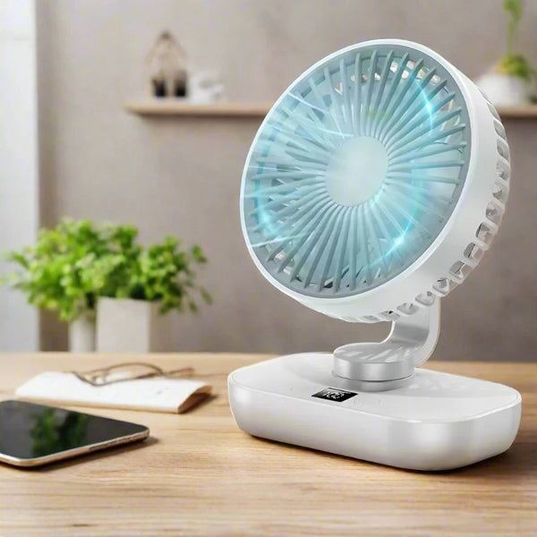 Auto-swing 5 Gears USB Desk Fan