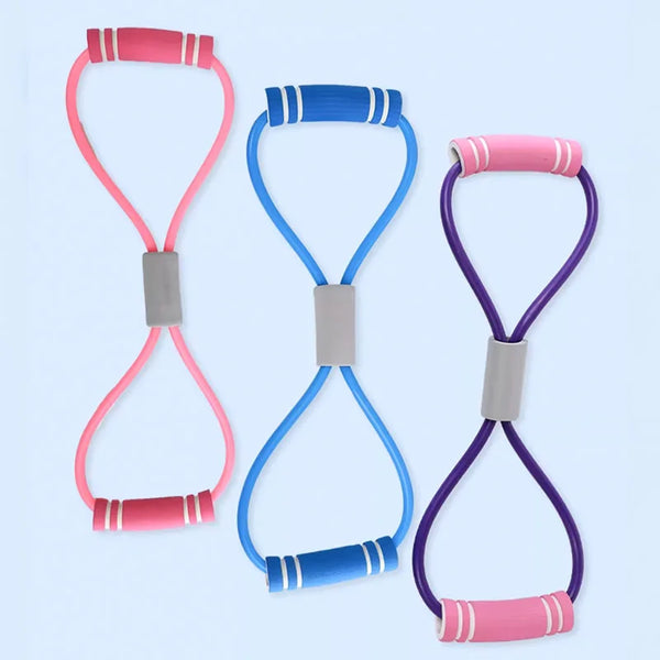 8 Shape Chest Expander Rubber Band