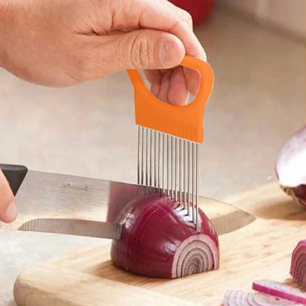 Vegetable Fruit Cutting Fork Holder