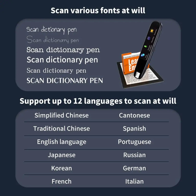 Offline Translation Pen For Teacher/Student