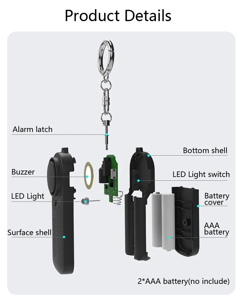 Personal Defense Anti-attack Security  Siren