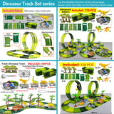 Magic Climbing electric dinosaur car Track Railway Toy For Kid