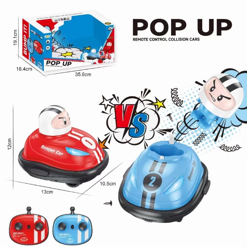 2.4G RC Super Battle Bumper Car Toy with Ejecting Doll