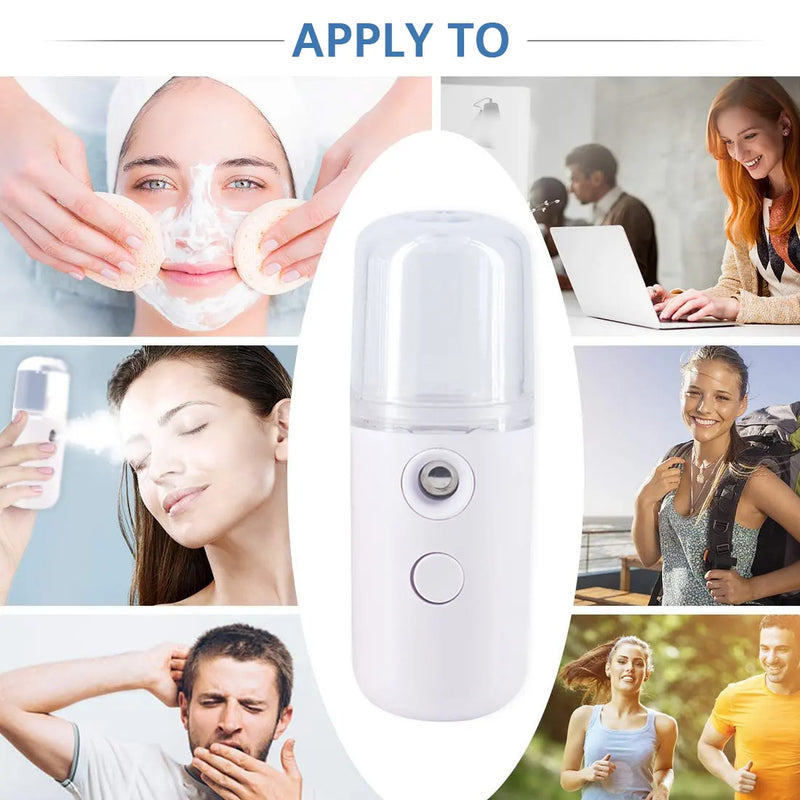 Mini USB Facial Steamer Spray