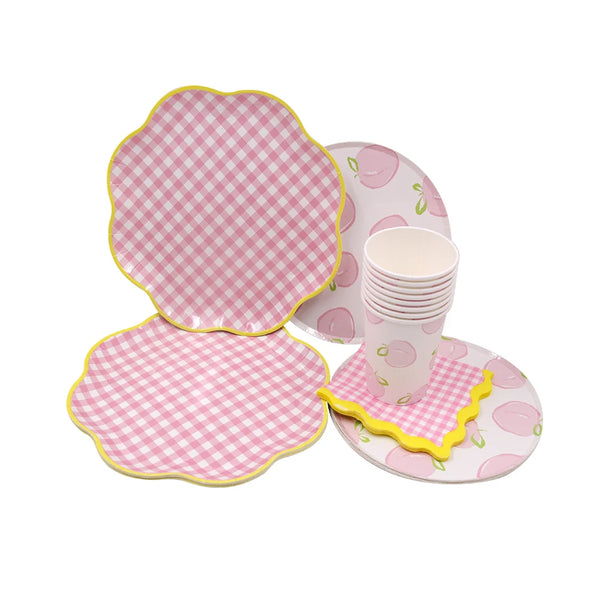 Summer 1set Fruits Disposable Tableware