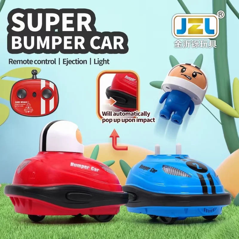 2.4G RC Super Battle Bumper Car Toy with Ejecting Doll