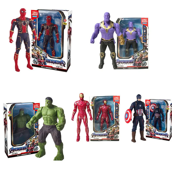 Marvel Spider Man Hulk Iron Man Anime Toy